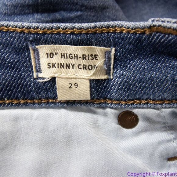 NEW Madewell 10" High-Rise Skinny Crop Jeans in Bradfield Wash, 29 - Picture 9 of 15